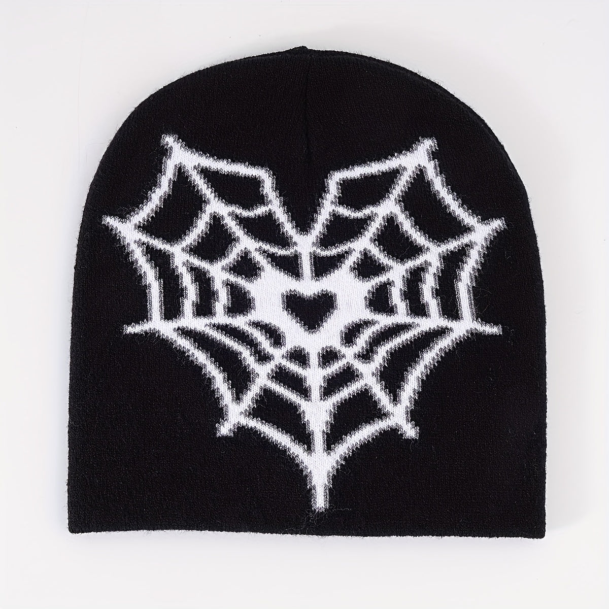 Spider Love Heart Beanie Y2k Beanie Hat Men's Winter Hat Decoration