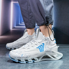 Men's Blade Running Shoes Breathable Athletic Hiking Walking Cerulean