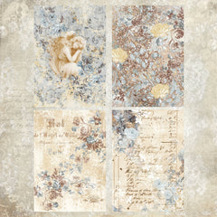 24pcs A6 Bird Flower Girl Angel Paper Album Scrapbook DIY Gift Packaging