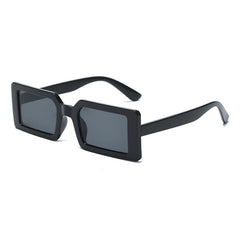 Square Small Thick Frame Sunglasses Solid Outdoor Sunshade Glasses