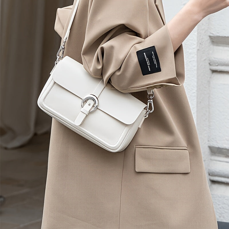 Stylish Large Tote Bag Soft Shoulder & Crossbody Purse Apricot/Cream
