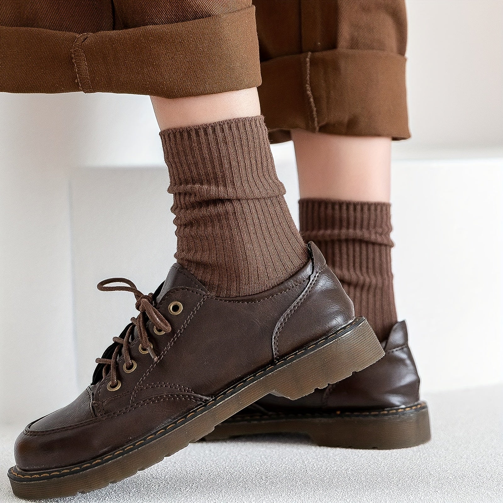 6 Pairs Casual Cotton Socks Men Women
