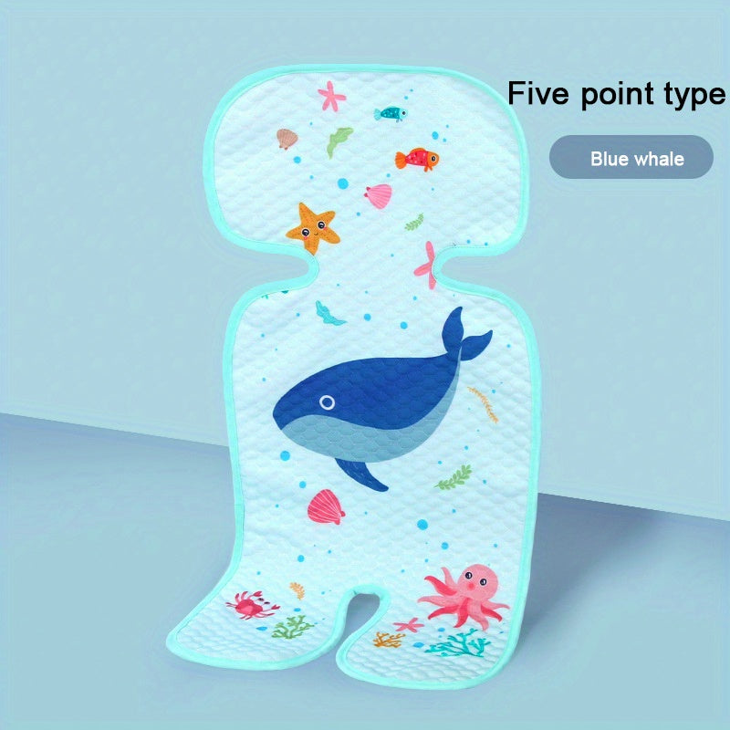 Baby Stroller Mat, Cooling and Non-sticky, Universal Stroller Fit, 0-3 Years