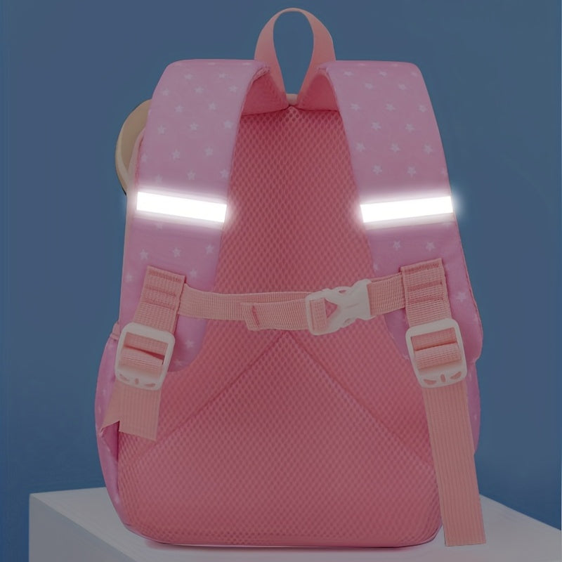 Cartoon Backpack Lightweight Schoolbag For Boys Girls Aged 3-6