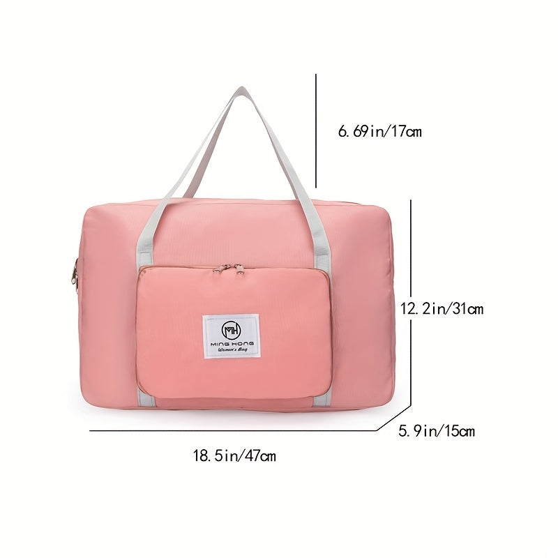 Foldable Travel Storage Bag Wet Dry Separation Duffle Bag Gym Carry On Luggage