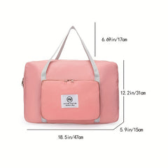 Foldable Travel Storage Bag Wet Dry Separation Duffle Bag Gym Carry On Luggage