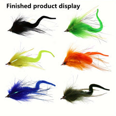 7pcs Saltwater Fly Fishing Baits Tackle Materials Fabrication Kit