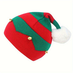 Christmas Hat Knitting Hat Bell Thanksgiving Family Party Hats
