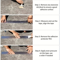 Waterproof Aluminum Foil Butyl Tape High Temp Resistance Crack Repair