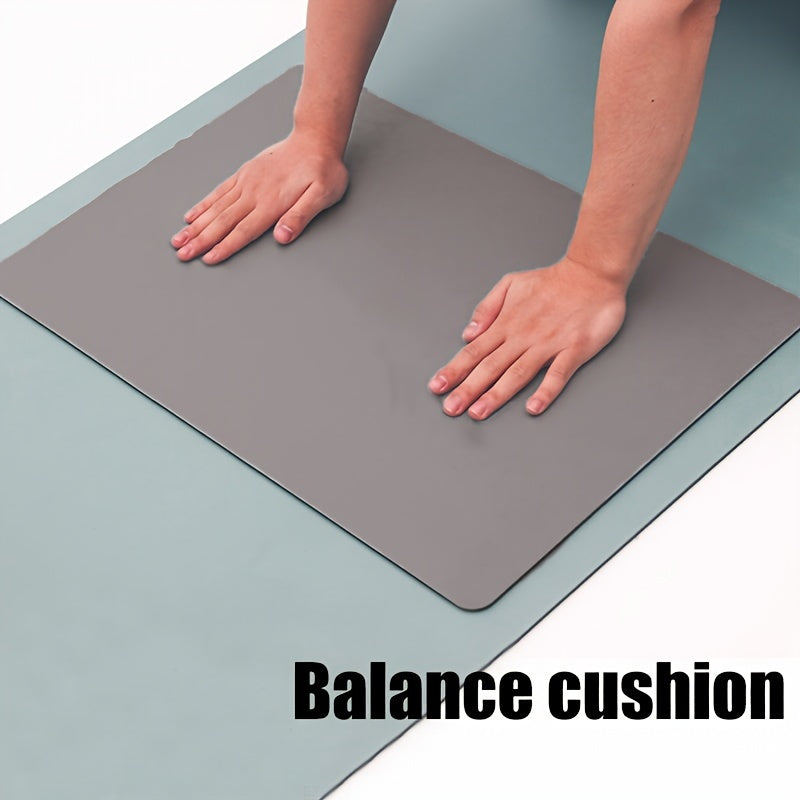TPE Non-slip Plank Support Mat for Balance Training Yoga Fitness - 40x15x7.87in