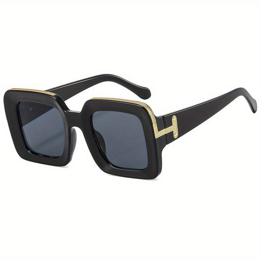 Vintage Tortoiseshell Square Sunglasses UV400