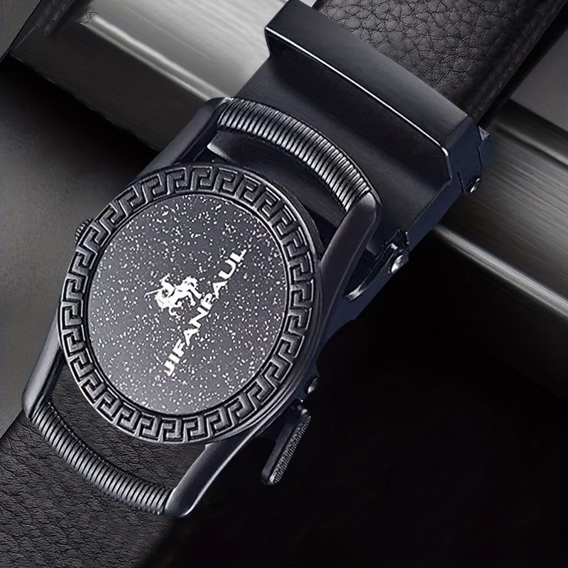 Men's PU Leather Auto Buckle Belt