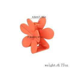 Sweet Matte Hair Claw Clip Flower Hairpin Hair Accessories