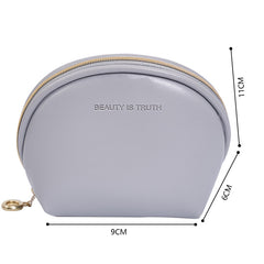 Nordic Style Light Waterproof Makeup Wash Bag PU Leather Pocket