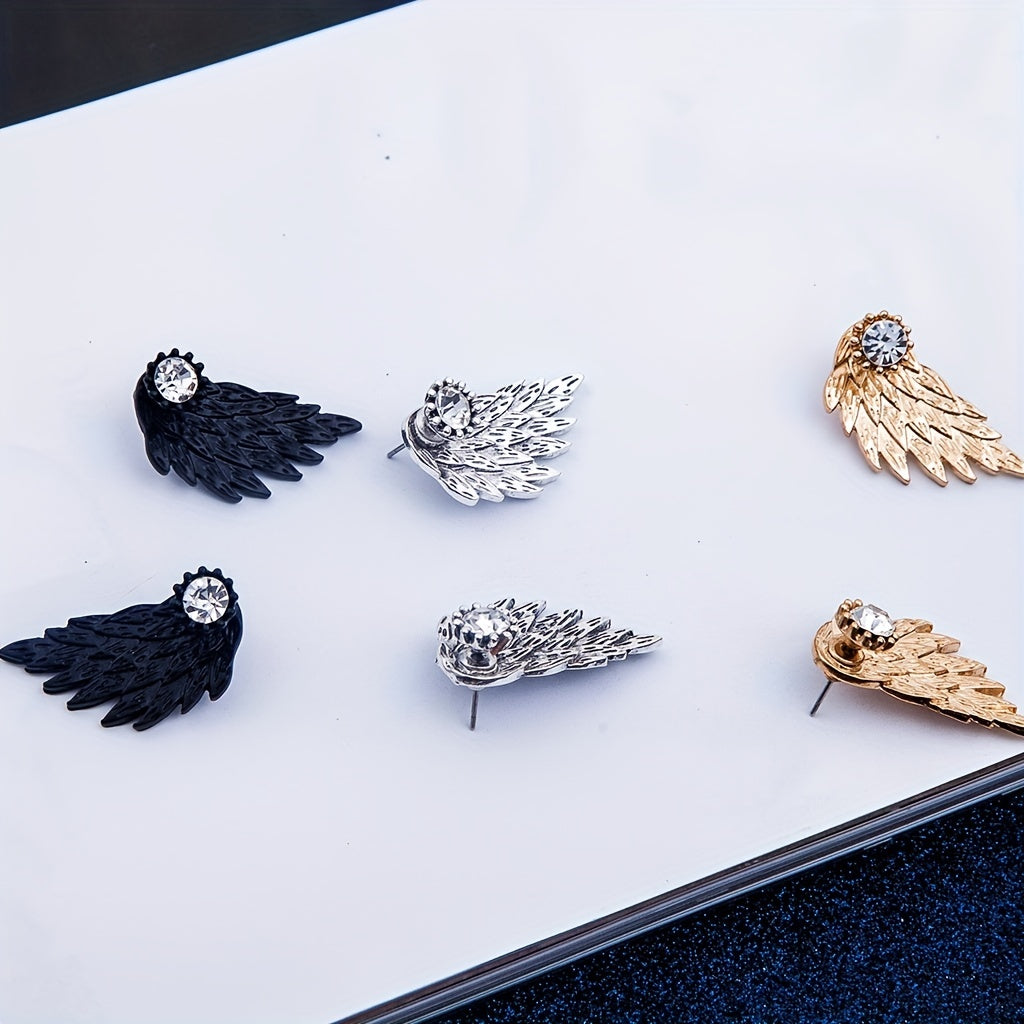 Geometric Star Stud Earrings Retro Unisex Earrings