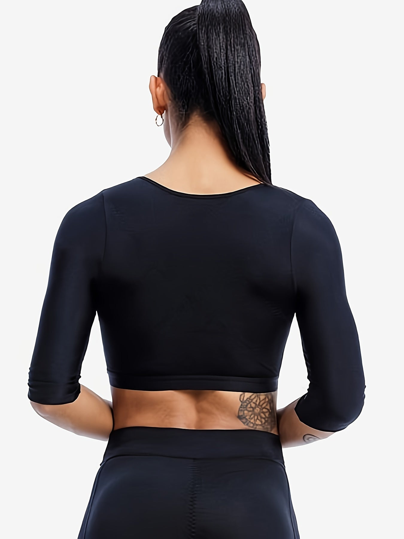  Sports Underwear Women's Front Closure Long Sleeve