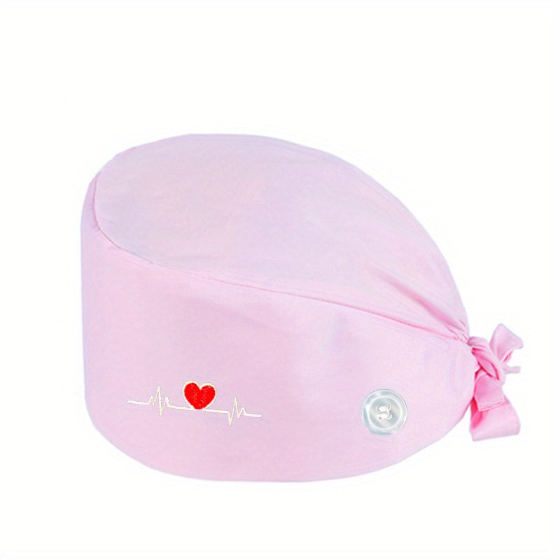 Women's Nurse Cap Scrub Caps Adjustable Elastic Work Hat