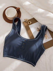 Seamless Wireless Sports Bra Breathable Tank Bra