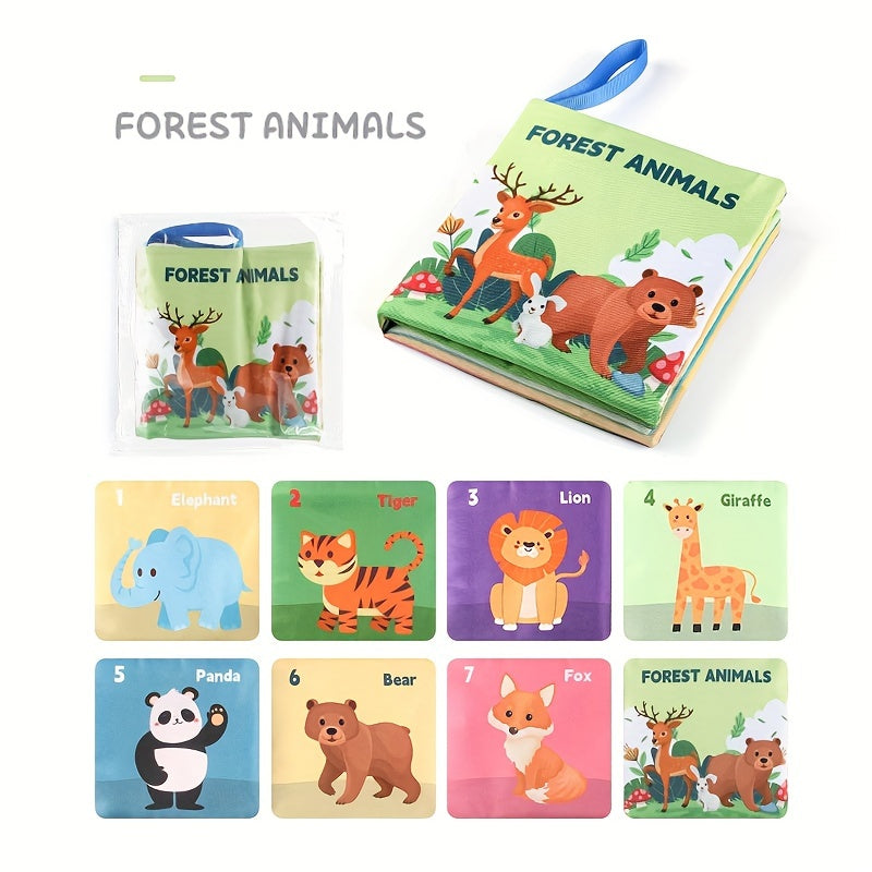 Weiff Soft Cloth Book Colorful Baby Bath Book Educational Infant Toy