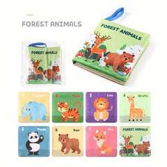 Weiff Soft Cloth Book Colorful Baby Bath Book Educational Infant Toy