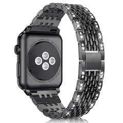 Metal Rhinestone Bracelet Band for I Watch 5 4 3 42mm 46mm Pro Active 2