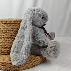Cuddly Rabbit Plush Toy Soft Polyester Filled with Long Eared Furry Texture
