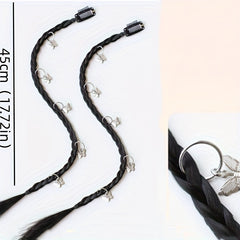 Y2K Hair Clip Braided Ponytail Wig Boxing Dreadlock Wigs Accessories