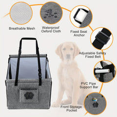 Car Pet Basket Cat Dog Rear Seat Pad