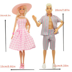 11 Inch Doll Clothes Long Sweater Noble Lady Style Toy Clothing Set