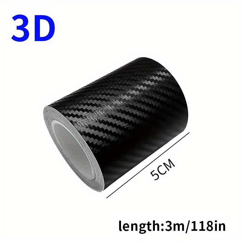 Carbon Fiber Door Sill Strip Bright Matte Car Decoration Sticker