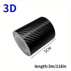 Carbon Fiber Door Sill Strip Bright Matte Car Decoration Sticker