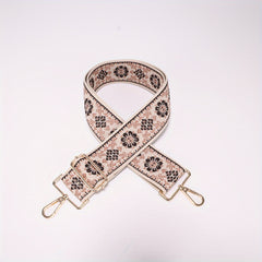 Vintage Pattern Wide Bag Strap Lightweight Adjustable All Match Strap