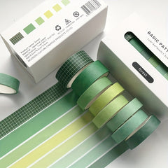 8 Pack Washi Tape Set for Crafts & Journals