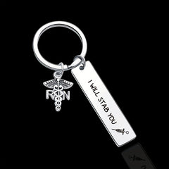 Stainless Steel Keychain Nurse's Gift