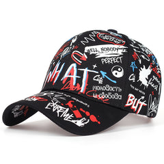 Men's Graffiti Baseball Cap Casual Sun Hat