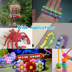 2000pcs 24 Grids Barrel Beads DIY Bead Bracelet Set