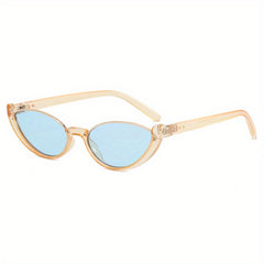 Y2K Cat Eye Sunglasses Gradient Mirror UV400