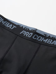 4pcs Men's Compression Sport Boxer Briefs Quick Drying Performance