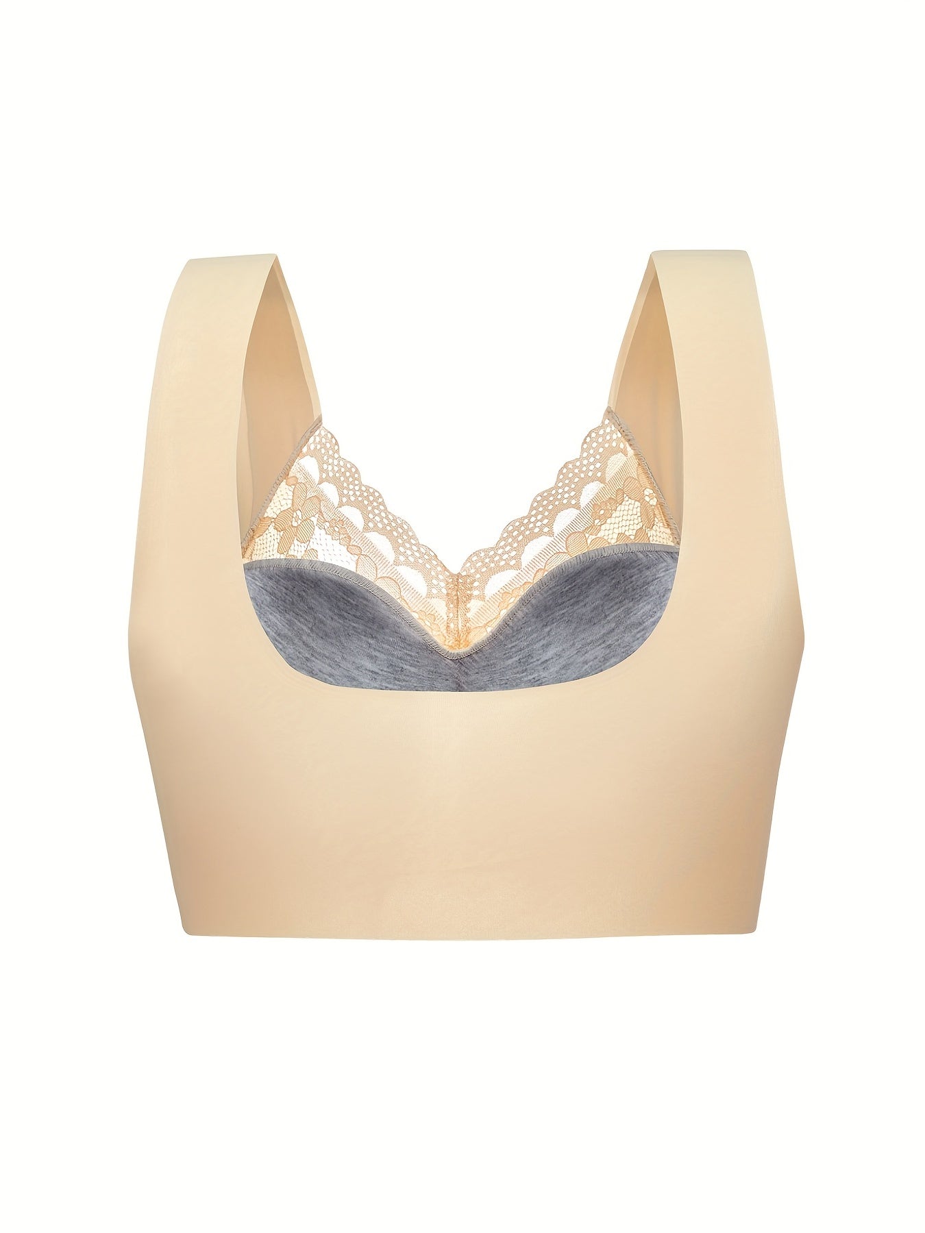 Lace Wireless Bra Full Coverage Tank Bra Women's Lingerie