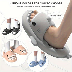 Girl's Shark Slides Comfy Non Slip Slippers