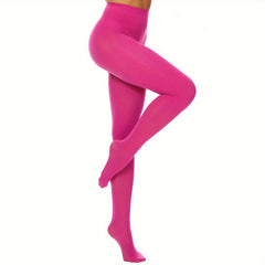 Women's Footed Tights 80D High Waist Semi Opaque Pantyhose