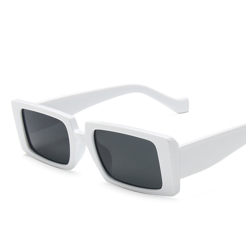 Y2K Vintage Rectangle Sunglasses Chunky Frame 90s Shades