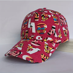 Graffiti Letter Print Baseball Cap Hip Hop Dad Hat Sunscreen