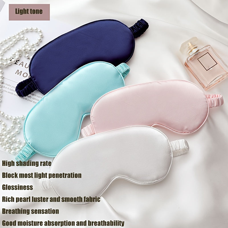 Double Sided Soft Sleep Eye Mask Solid Blackout Blindfold
