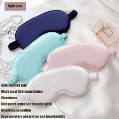Double Sided Soft Sleep Eye Mask Solid Blackout Blindfold