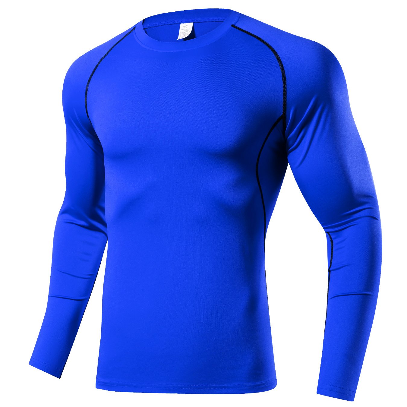 Men's Workout Shirt Active High Stretch Compression Base Layer