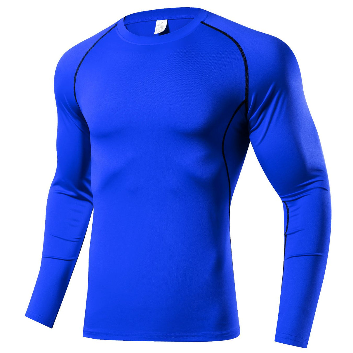 Men's Workout Shirt Active High Stretch Compression Base Layer