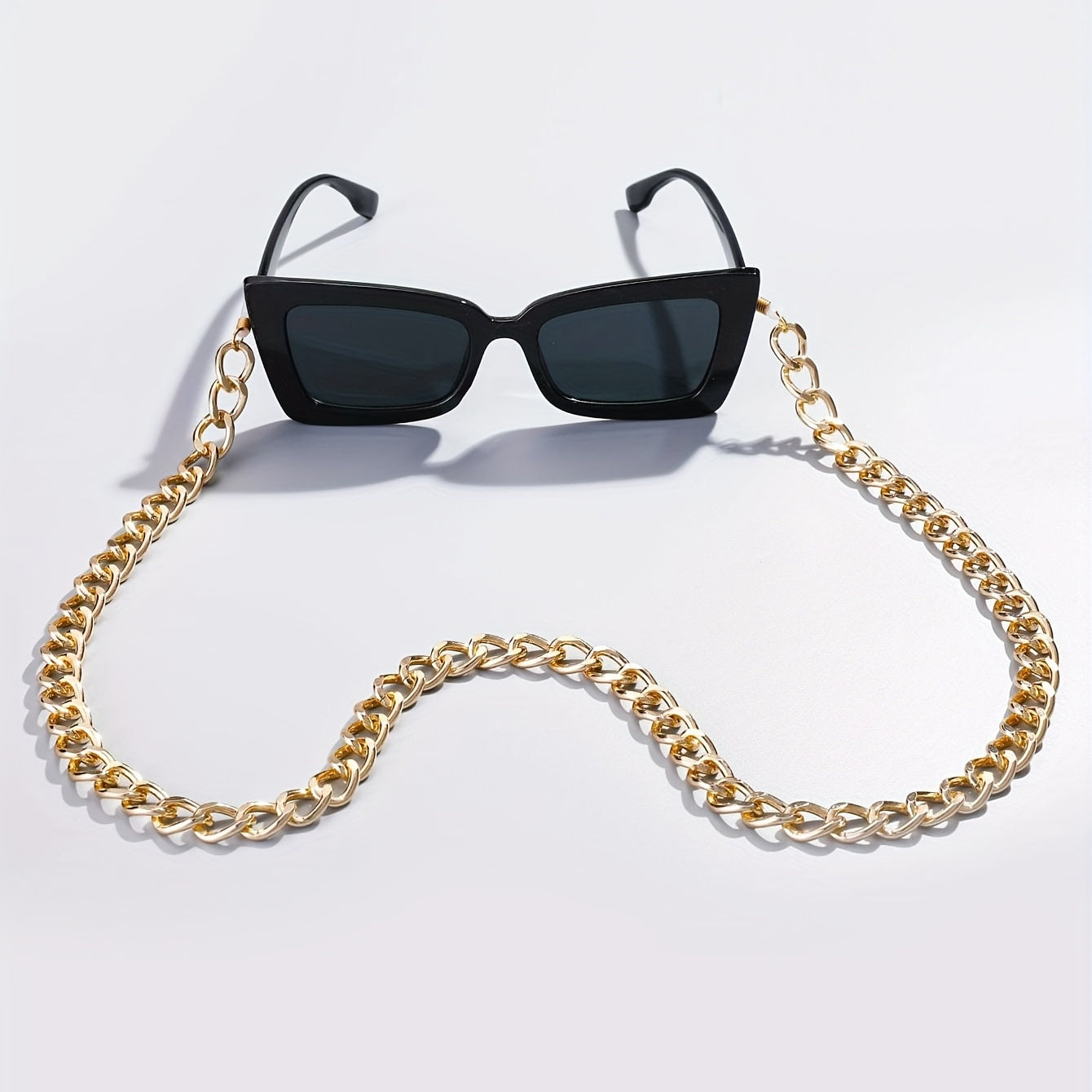 Y2K Rectangle Sunglasses Party Club UV Blocking Glasses