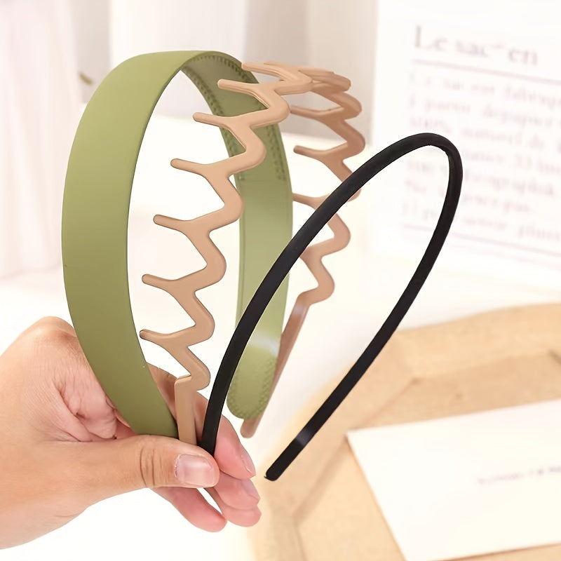 8pcs Candy Headband Non slip Hair Hoop Hair Accessories For Women Girls