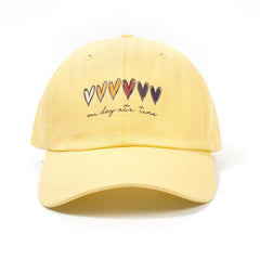 Heart Printed Baseball Cap Sun Hat Lightweight Adjustable Breathable Dad Hats